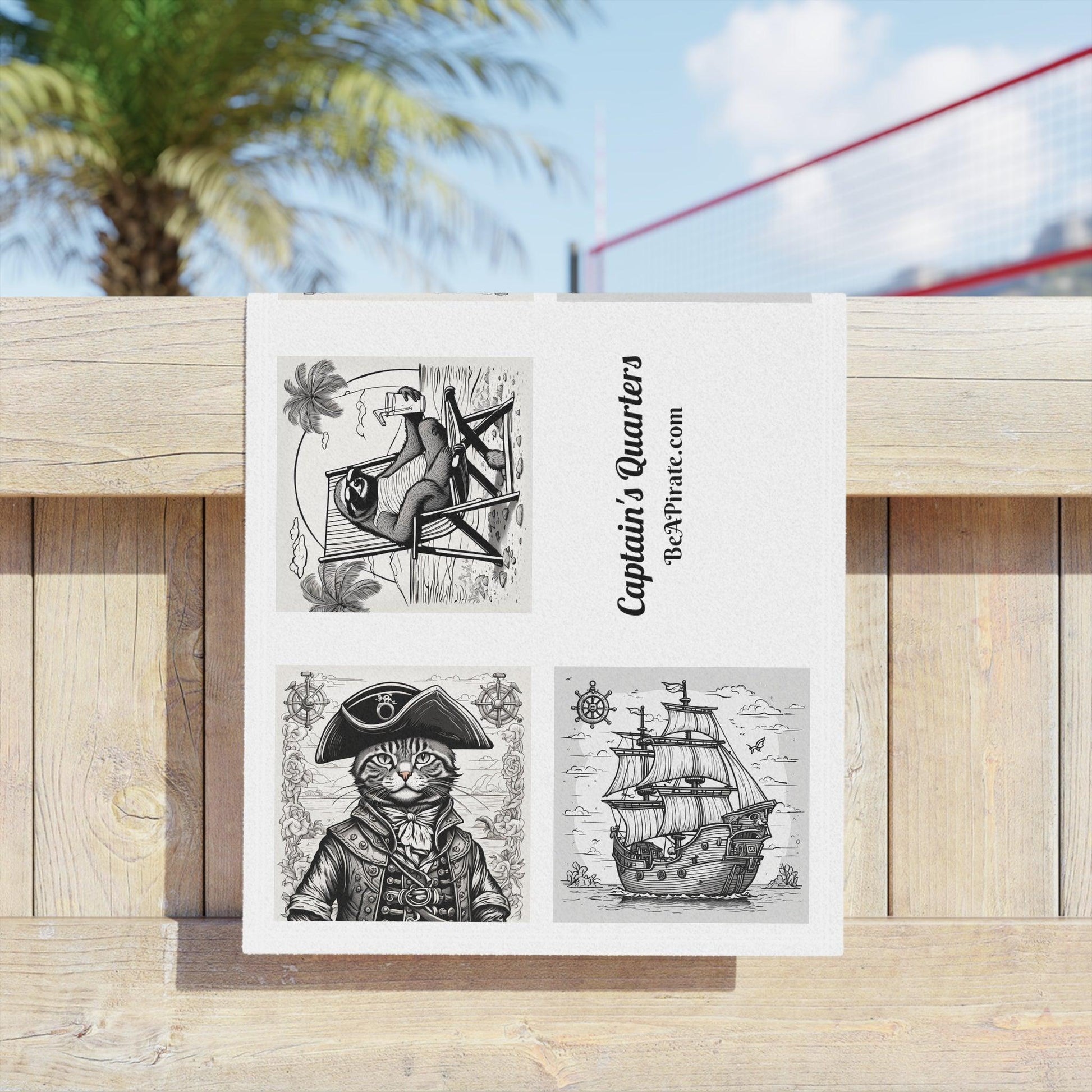 Be A Pirate Beachtowel - Captain's Quarters