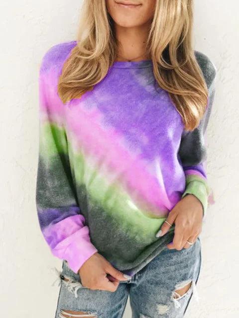 Tie Dye Rainbow Long Sleeve - Captain's Quarters