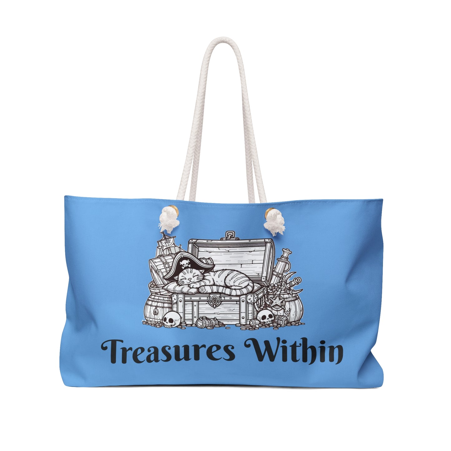 Treasures Within Weekender Tote - Light Blue