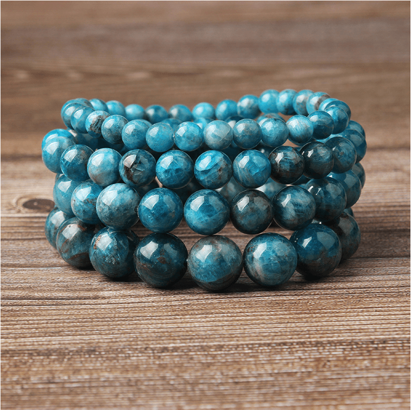 Natural Blue Apatite Bracelet - Captain's Quarters