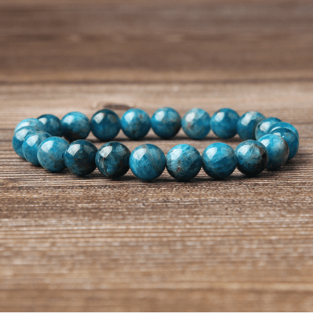 Natural Blue Apatite Bracelet - Captain's Quarters